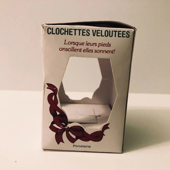 Vtg Soft N Snoozy Chimers  Mouse Bisque Porcelain Bell Ornament Taiwan - Picture 3 of 16